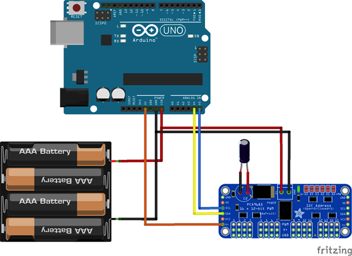 arduino hexapod