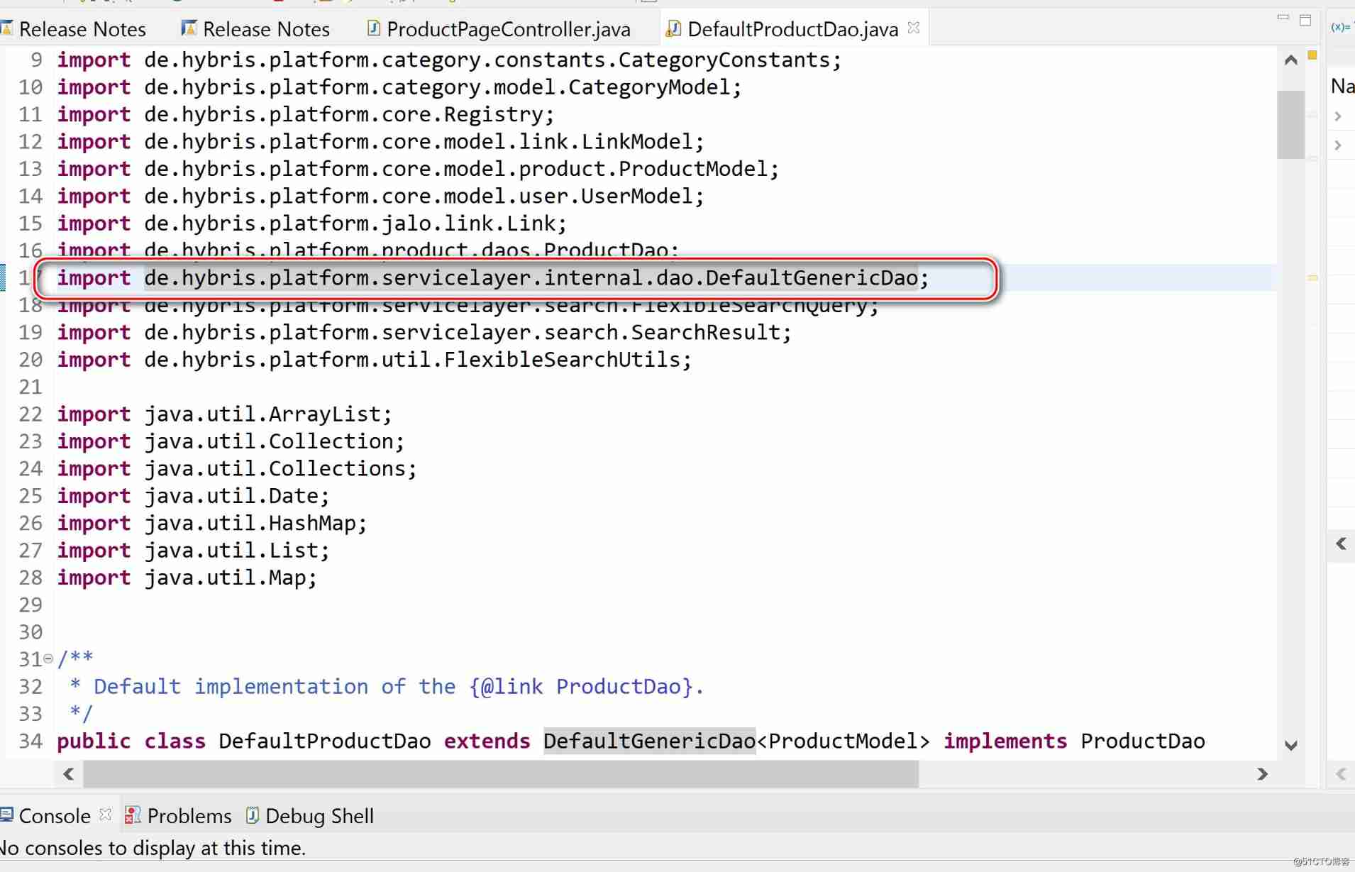 SAP Commerce Cloud Single step debugging of product master data reading _ Compile error _04