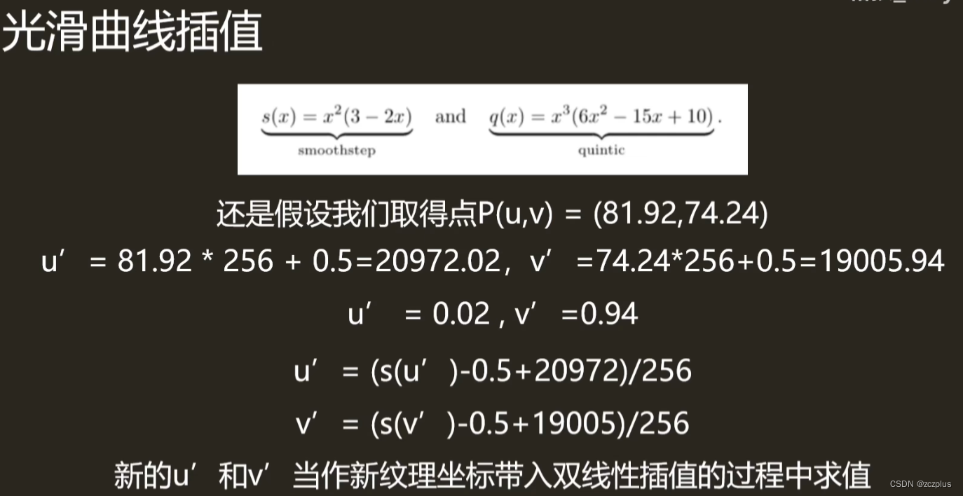 Smooth curve interpolation