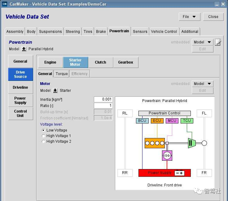 Carmaker quick start lesson 4 developing 48V P1 hybrid system