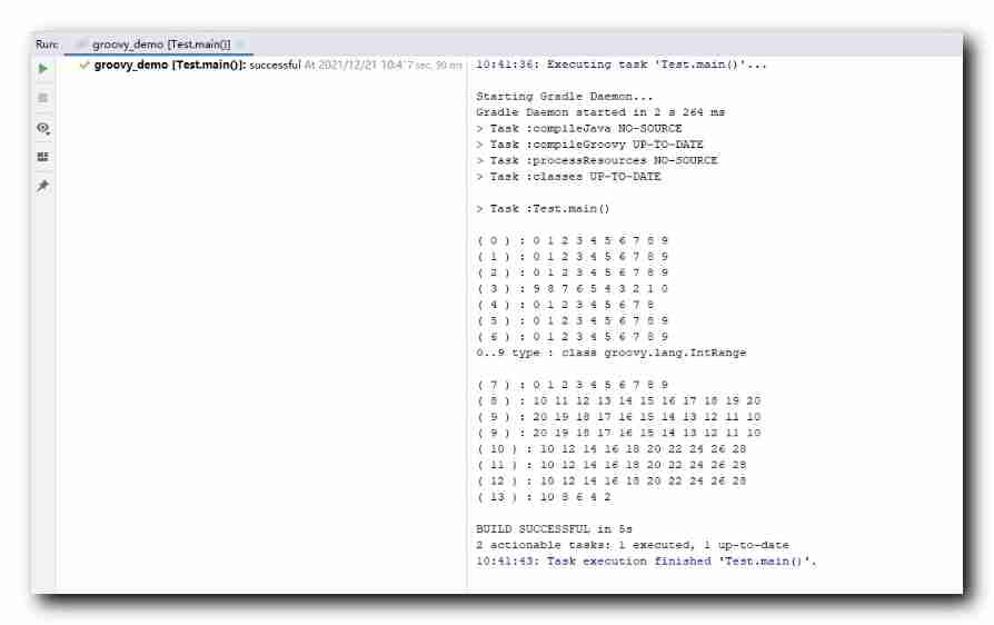 [groovy] loop control (number injection function implements loop | times function | upto function | downto function | step function | closure can be written outside as the final parameter)