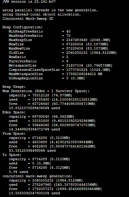 Analysis of abnormal frequency of minor GC in container environment