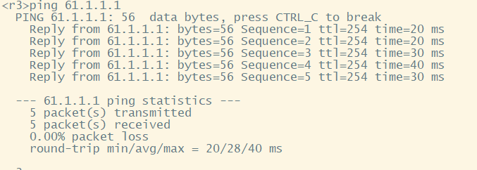 Hcip OSPF interface network interface type experiment