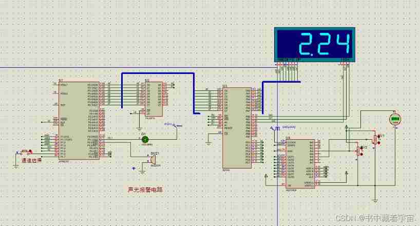 The use of 8255 interface chip and ADC0809