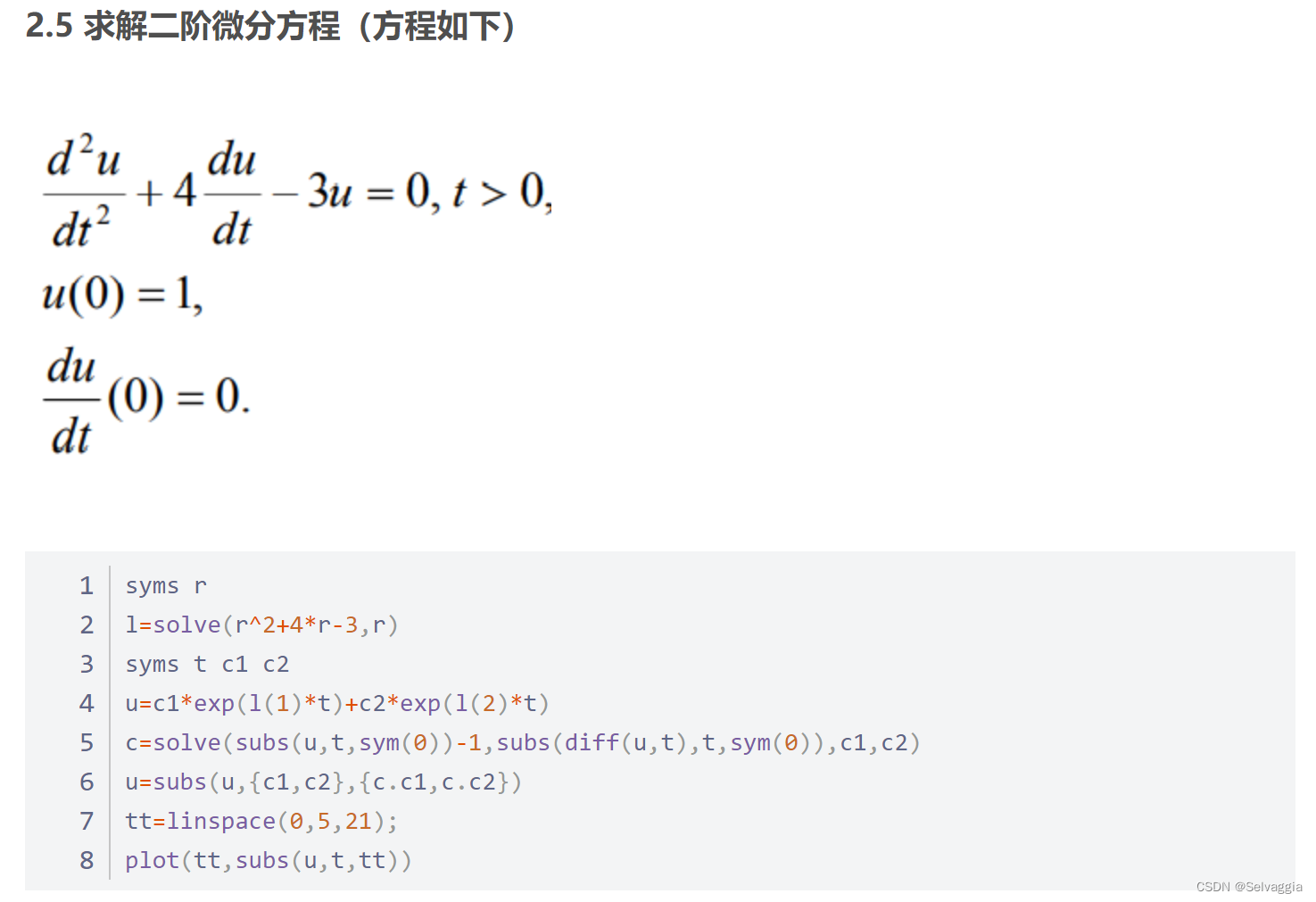 Matlab reference