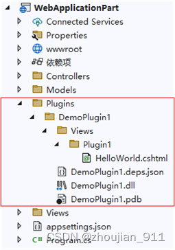 第60章 ApplicationPart自动集成整体性和独立性插件项