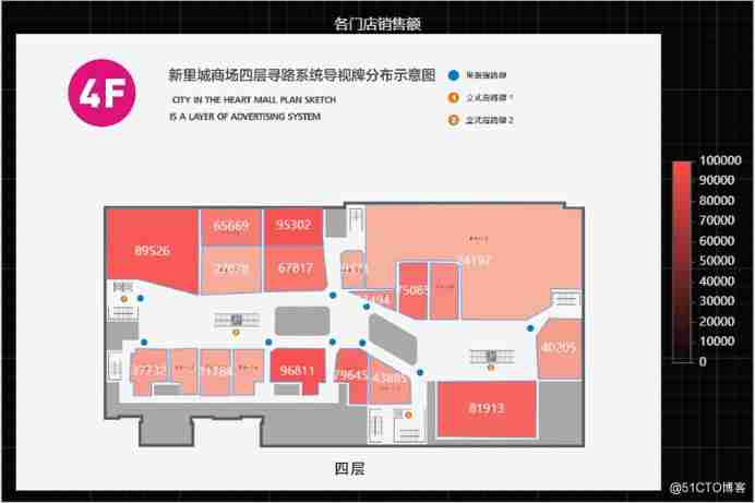  Shopping mall partition 、 Warehouse plane 、 House type display , Custom maps can also be played like this ！_ Data binding _05