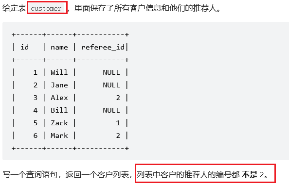 SQL question brushing 584 Looking for user references