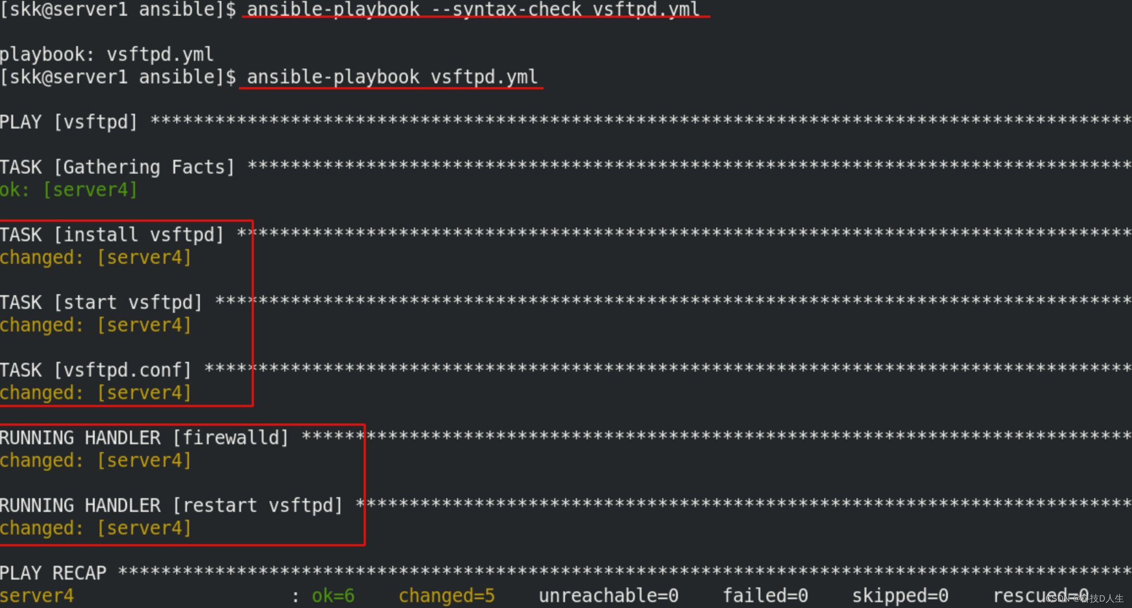 Ansible learning summary (9) -- ansible loop, condition judgment, trigger, processing failure and other task control use summary