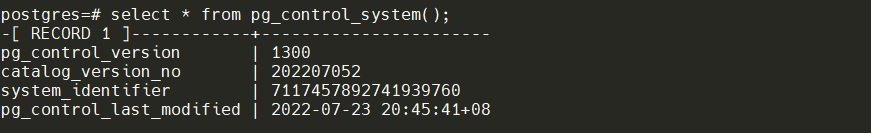 postgresql 15源码浅析（5）—— pg_control