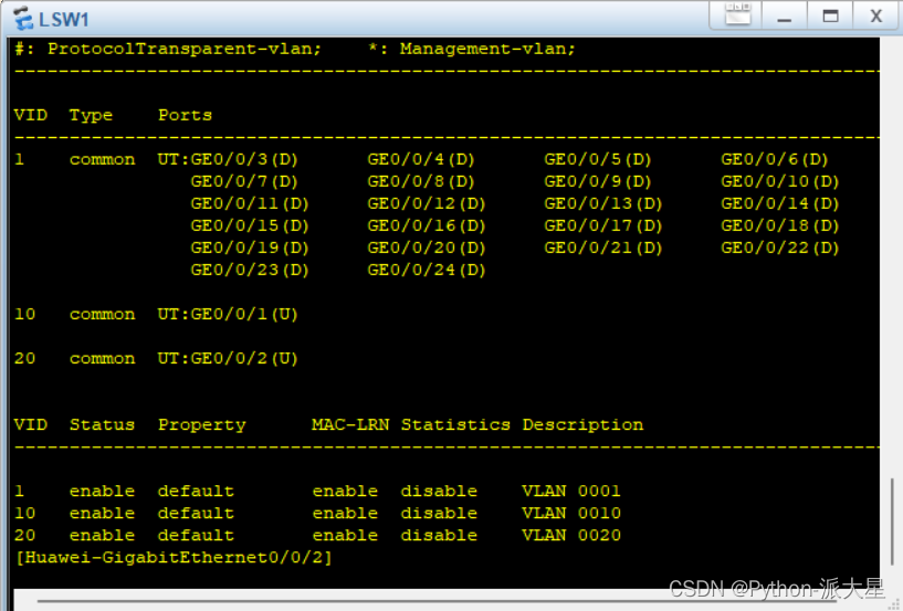 Huawei ENSP simulator realizes communication security (switch)