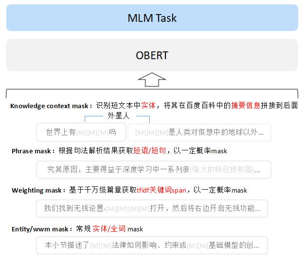  chart 5 OBERT For pre training mask Strategy diagram 