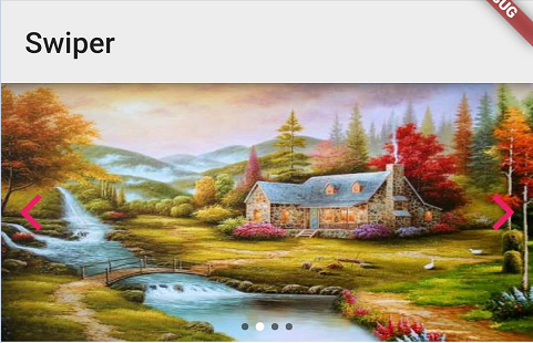 flutter_ Swiper carousel map plug-in