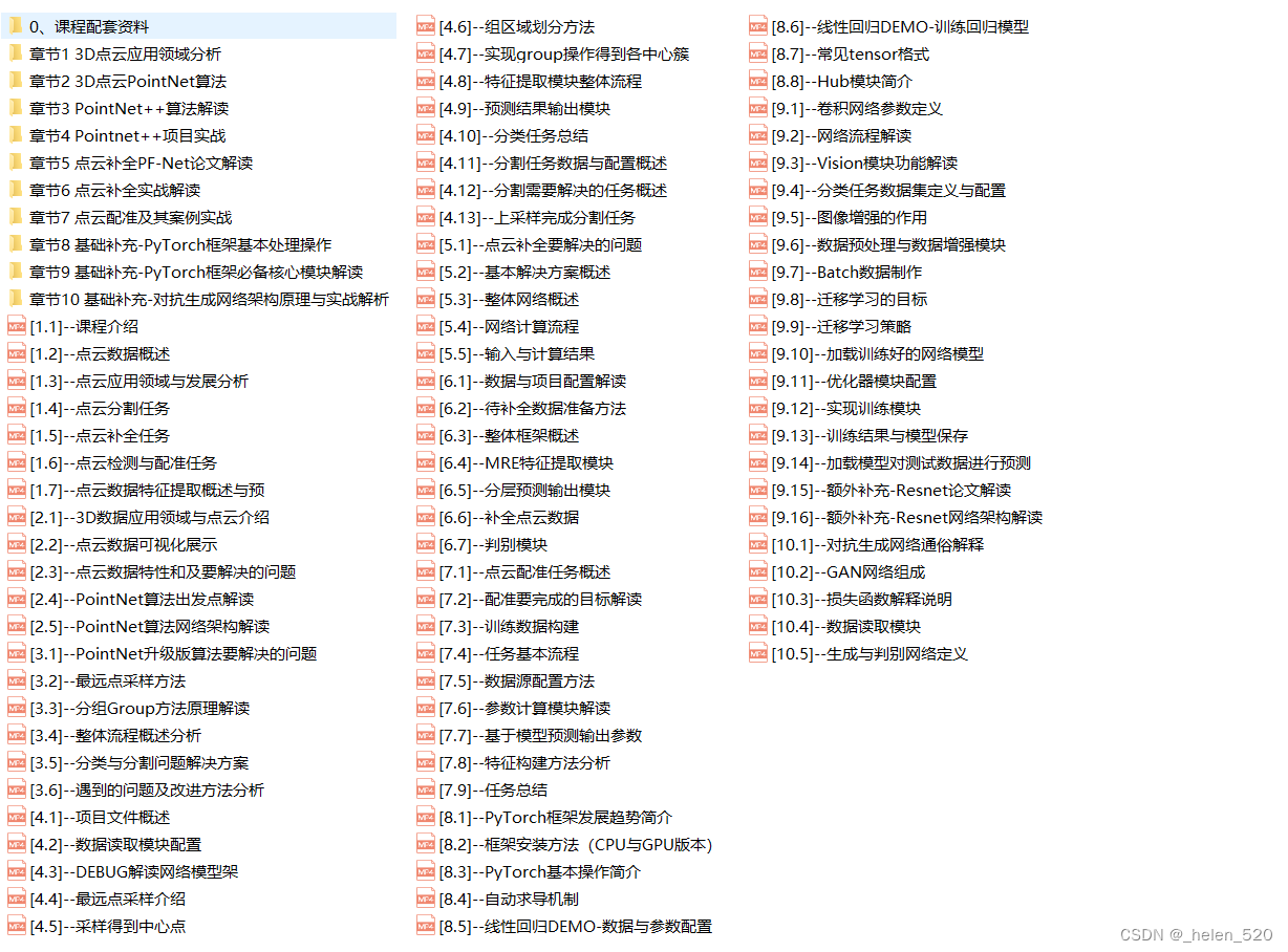 [Tang Yudi Deep Learning-3D Point Cloud Combat Series] Study Notes