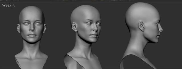 The master teaches you the 3D real-time character production process, the game modeling process sharing