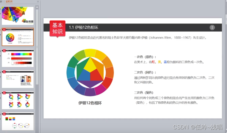 12色彩环三原色