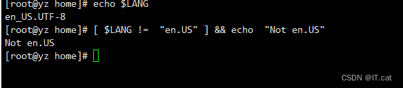 Shell: Conditional test action