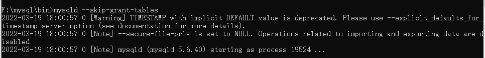 MySQL forgot password