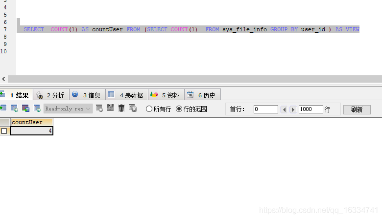 sql查询去重统计的方法总结