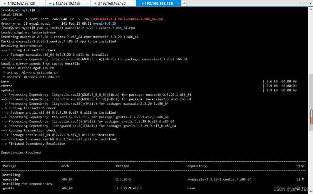 MySQL maxscale realizes read-write separation