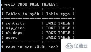  How to query mysql All the tables in 