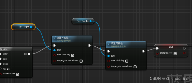 UE4 keyboard control switch light
