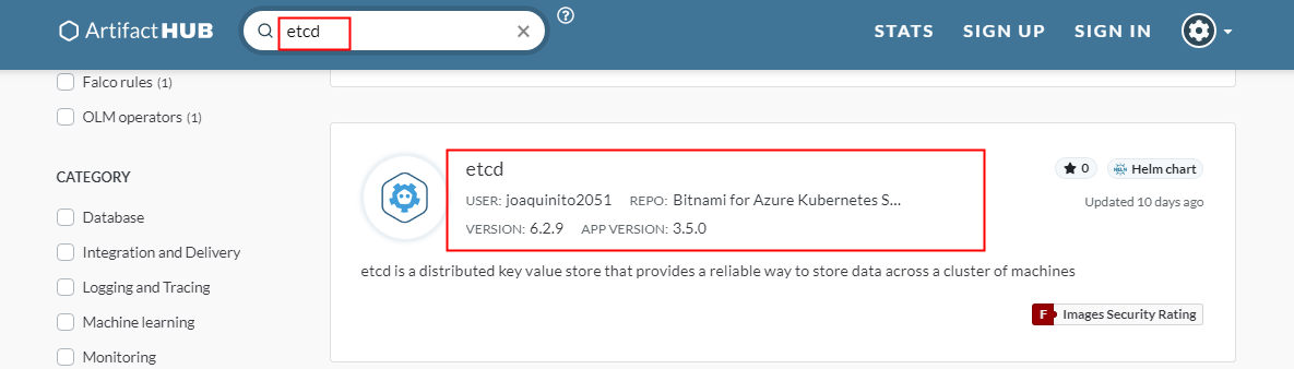 Helm deploy etcd cluster