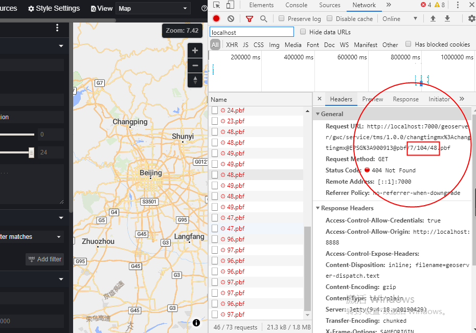 How to make maputnik, a vector tile matching artifact, support GeoServer