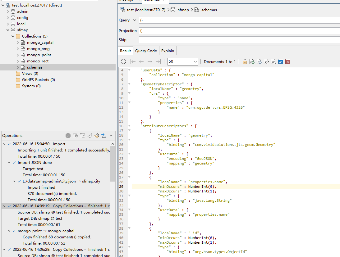 GeoServer adding mongodb data source