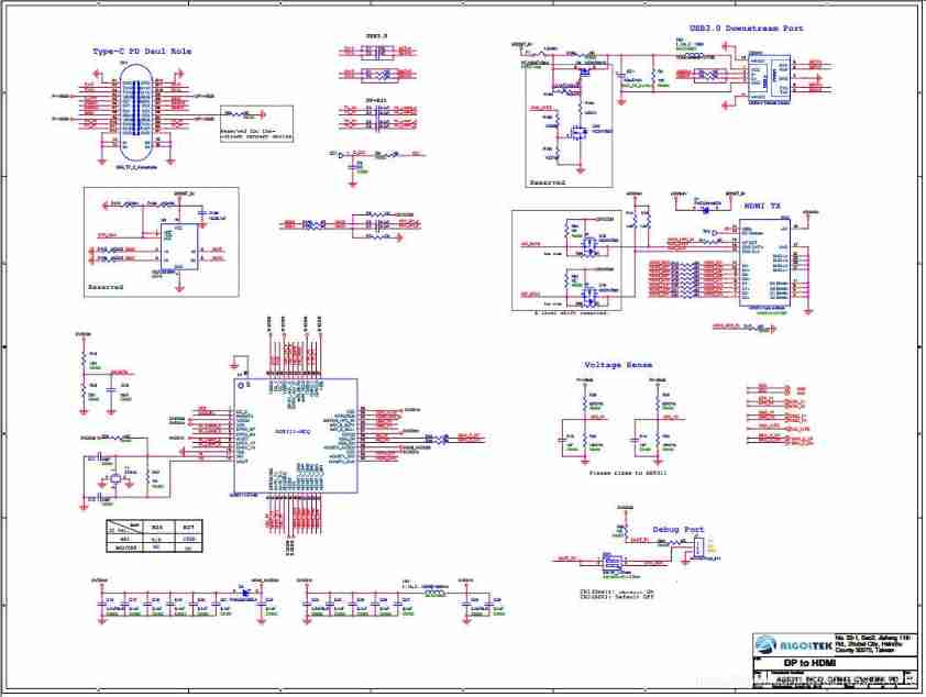 USB type-C docking design | design USB type-C docking scheme | USB type-C docking circuit reference