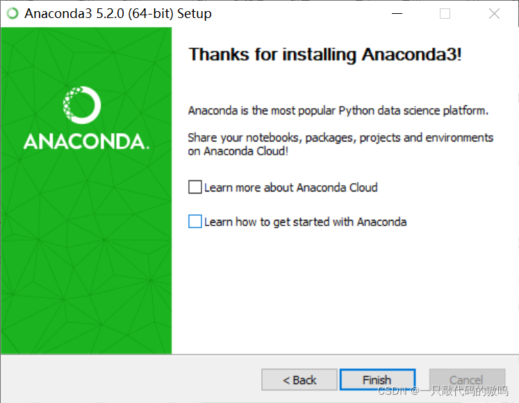 Install Jupiter notebook under Anaconda