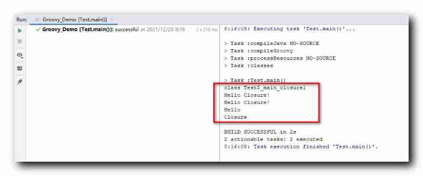 [groovy] closure (closure call | closure default parameter it | code example)