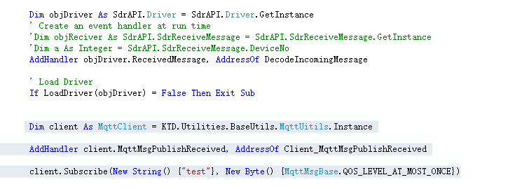 RMS to EAP is simply implemented through mqtt