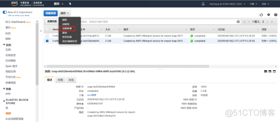 Fortinet产品导入AWS AMI操作文档_AWS_09