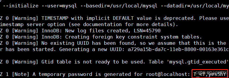 Linux MySQL installation