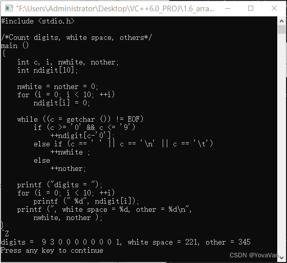 The C programming language (2nd) -- Notes -- 1.6