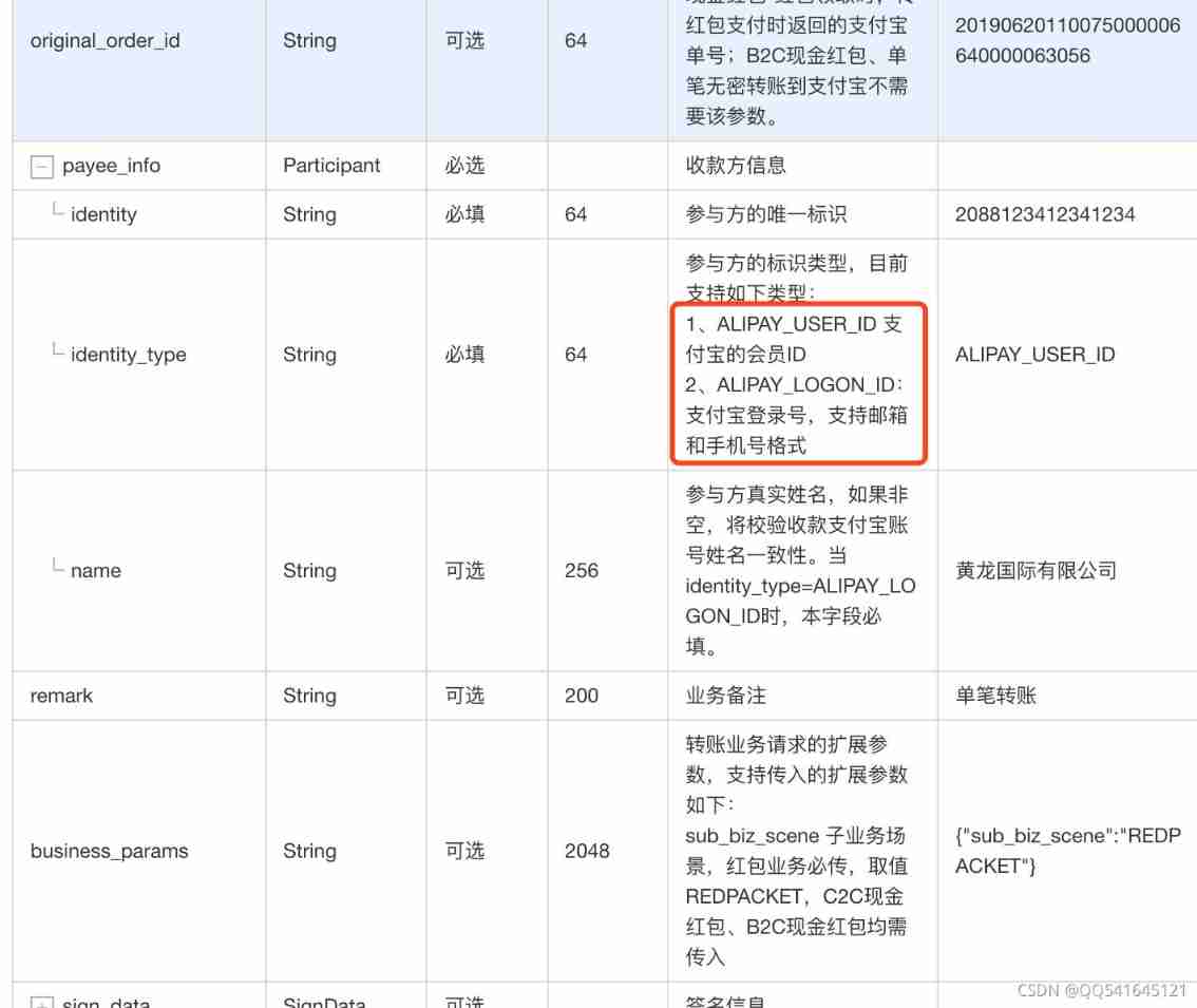 Alipay transfer system background or API interface to avoid pitfalls