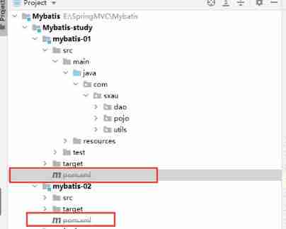 POM in idea XML graying solution