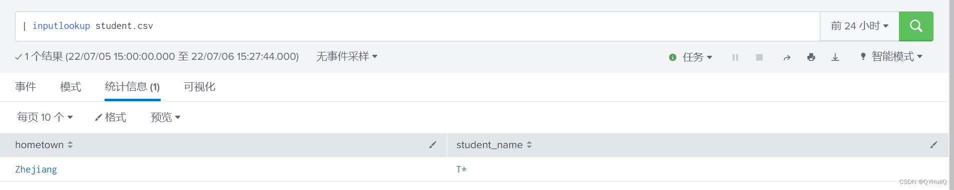 The field value in Splunk subquery fuzzy matching CSV is*