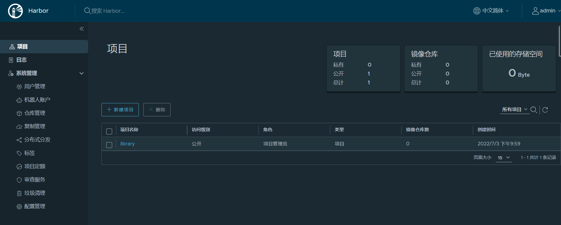 Harbor镜像仓库搭建