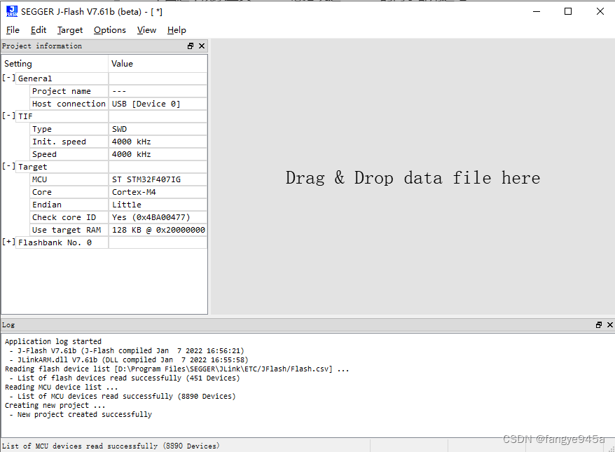 Self made j-flash burning tool -- QT calls jlinkarm DLL mode