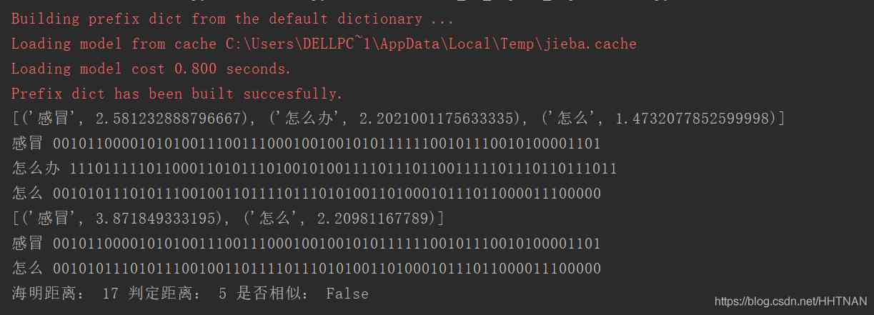 Discussion on the technical scheme of text de duplication (1)