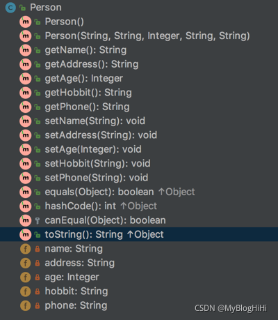 @Use of data annotation (instead of get and set methods in entity classes)