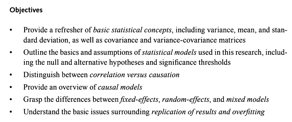 Statistical genetics: Chapter 2, the concept of statistical analysis