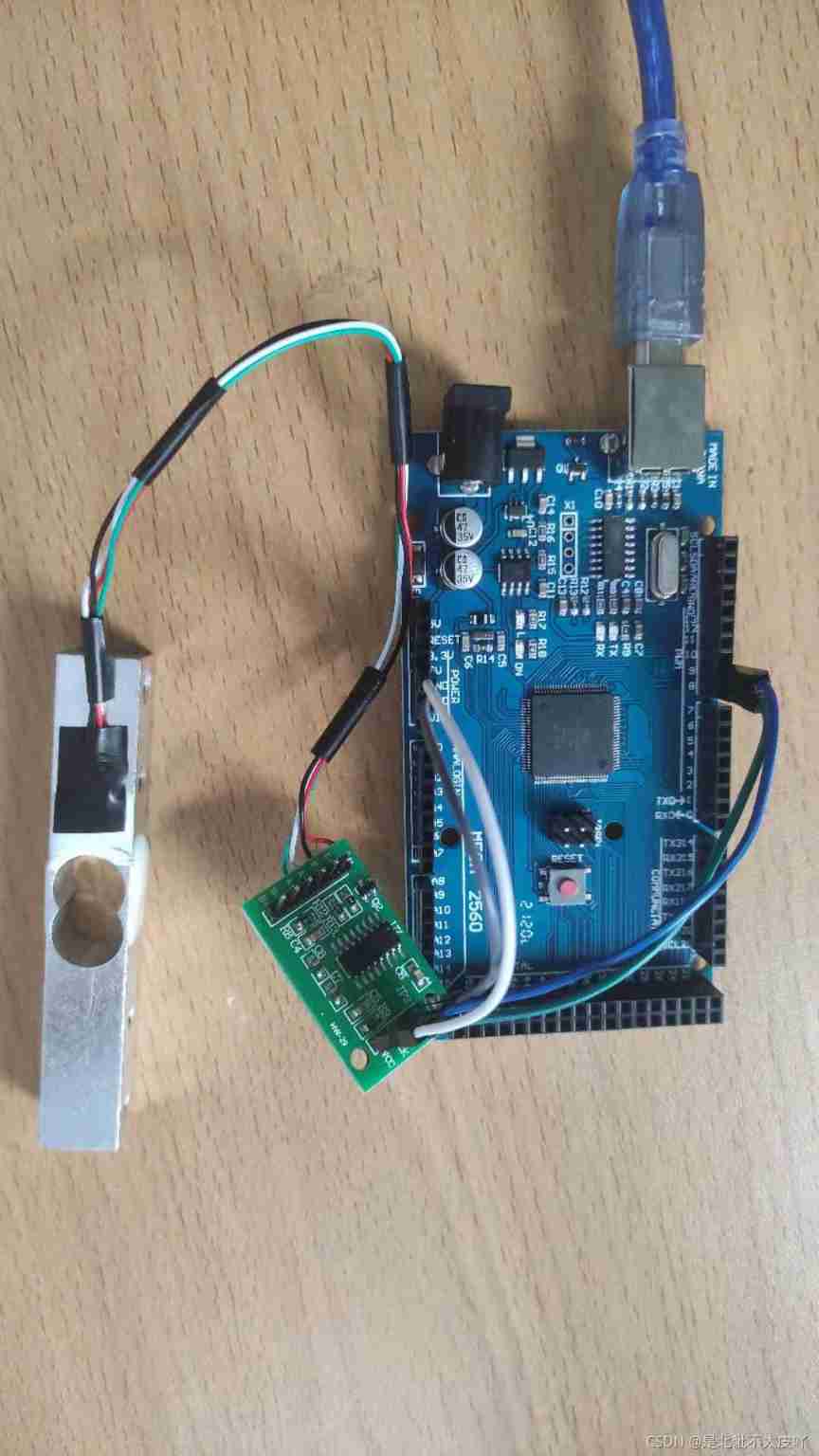 Physical connection diagram of pressure sensor