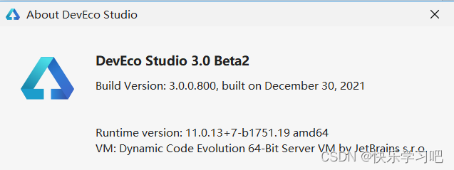 Deveco could not resolve com.huawei.ohos:hap:2.4.5.0. error