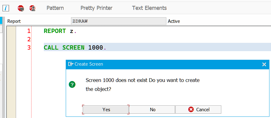 一步步创建包含自定义 Screen 的 ABAP 程序的详细步骤