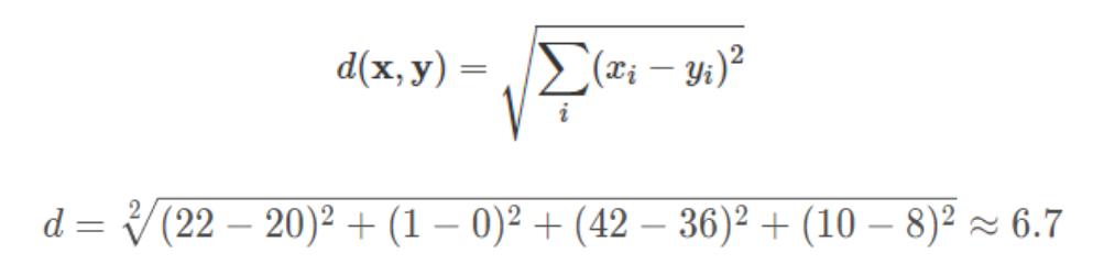 [data mining] task 1: distance calculation