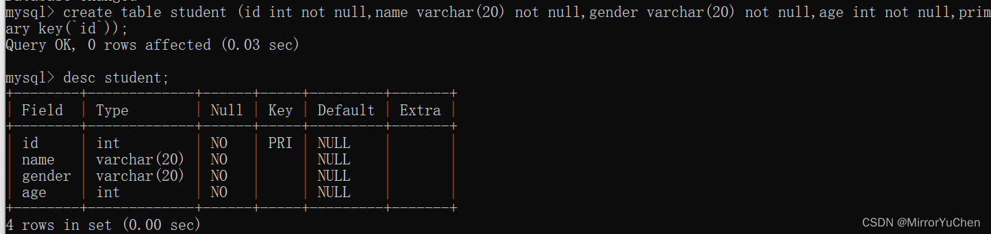  Create and query tables 