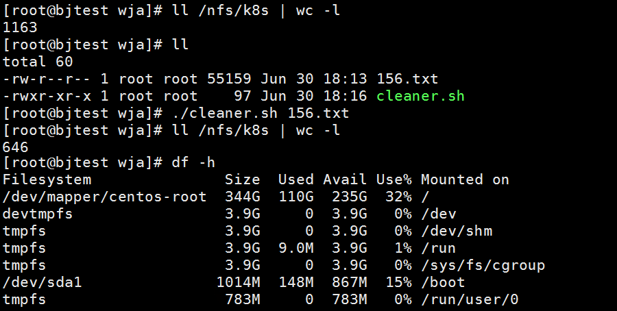 How to clean up discarded PVs and their corresponding folders